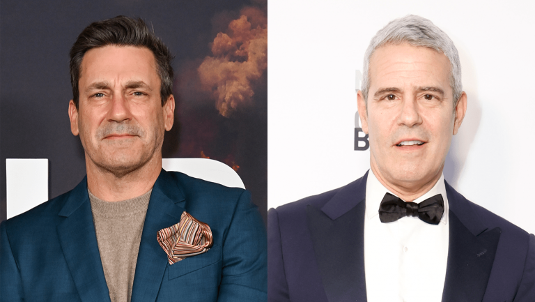 Andy Cohen Calls Jon Hamm the ‘Male Nicole Kidman’ on New Year’s Eve