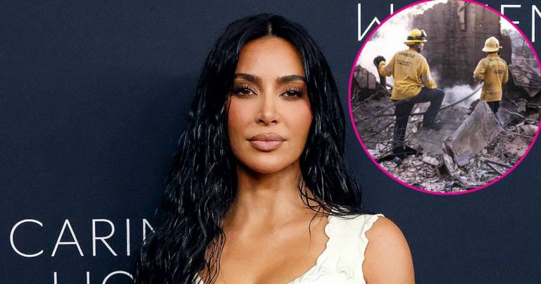 Kim Kardashian Praises Incarcerated Firefighters Battling L.A. Flames