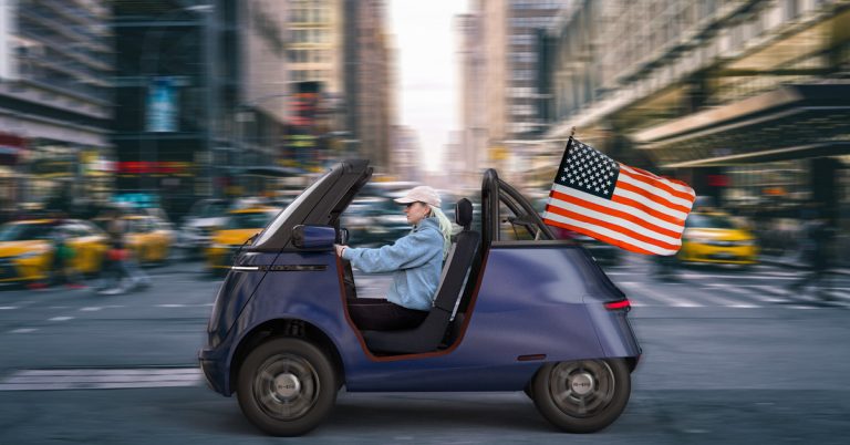 Microlino’s ‘anti-pickup truck’ is designed for Americans