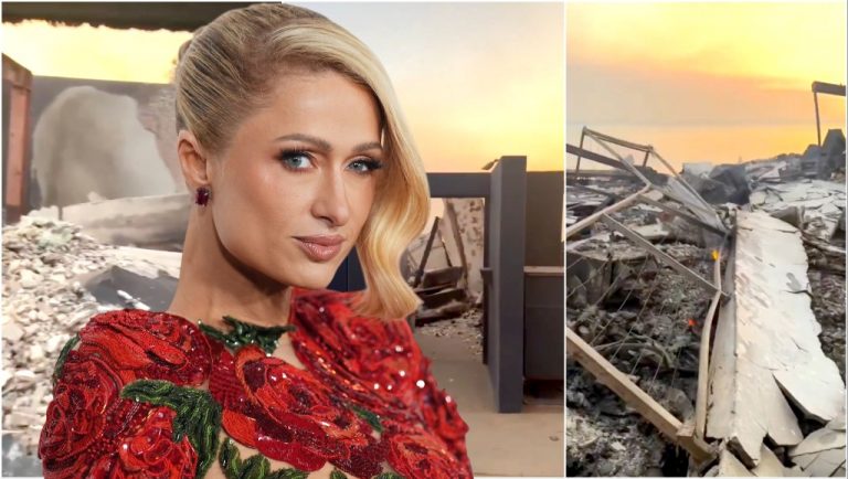 Paris Hilton Surveys Wreckage Of Fire-Ravaged Home In Instagram Video