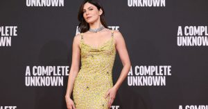 Monica Barbaro’s Slinky Versace Dress Is One for the Books