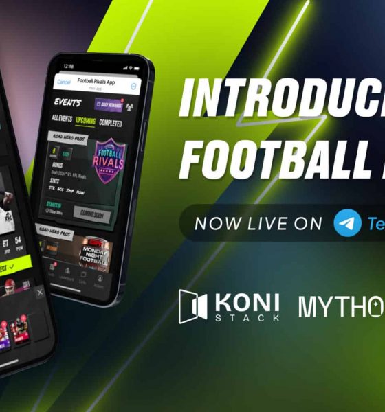 Koni Stack Launches 'Football Rivals' on Telegram, Onboarding Millions of Users to Mythos & Polkadot