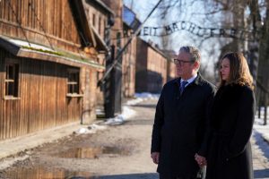 Lady Victoria Starmer’s emotional return to Auschwitz as she visits concentration camp with prime minister