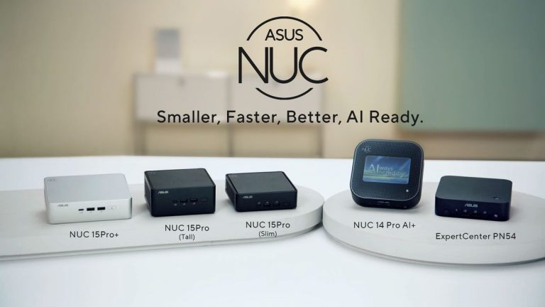 Asus teases new NUC mini PC ranges at CES 2025 – including a quirky updated Copilot-ready device