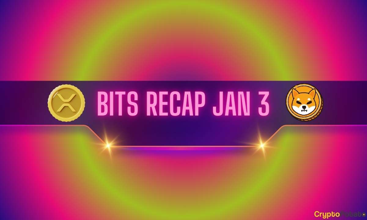 Ripple (XRP) Price Resurgence, Shiba Inu's (SHIB) Burning Efforts, and More: Bits Recap Jan 3