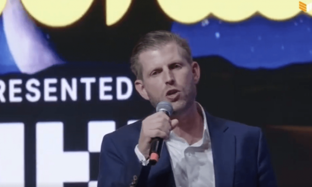 Eric Trump’s Deleted Tweet Raises Eyebrows