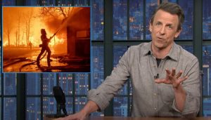 Late-Night Hosts Praise LA Firefighters