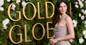 Monica Barbaro Is a Timeless Beauty in Her Golden Globes Dior Dress