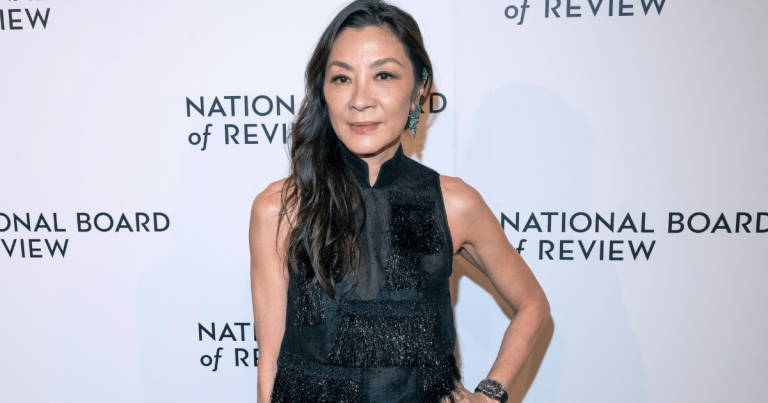 Michelle Yeoh’s National Board of Review Gala Dress Is as Sheer as It Is Sparkly