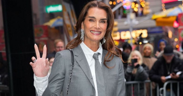 Brooke Shields Means Business in This Tailored Look In New Photos