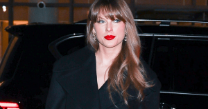 Taylor Swift Puts on a Leggy Display in Thigh-High Boots & Skirt Suit