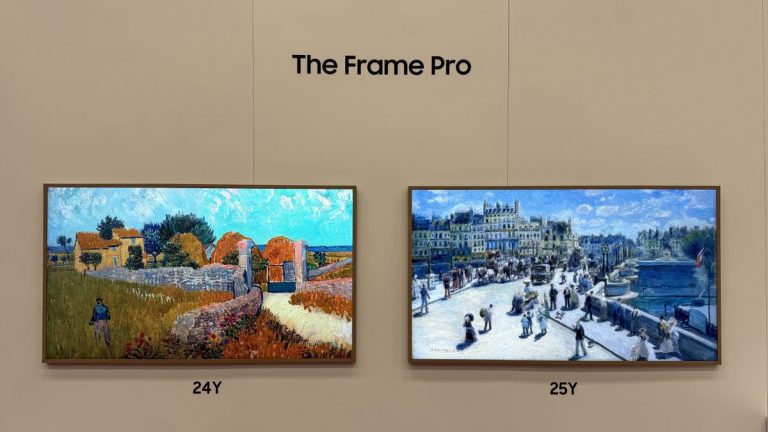 I saw Samsung’s new The Frame Pro mini-LED TV, and it’s whole new work of art