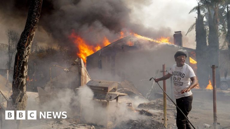 Los Angeles residents describe chaos after evacuating from fires