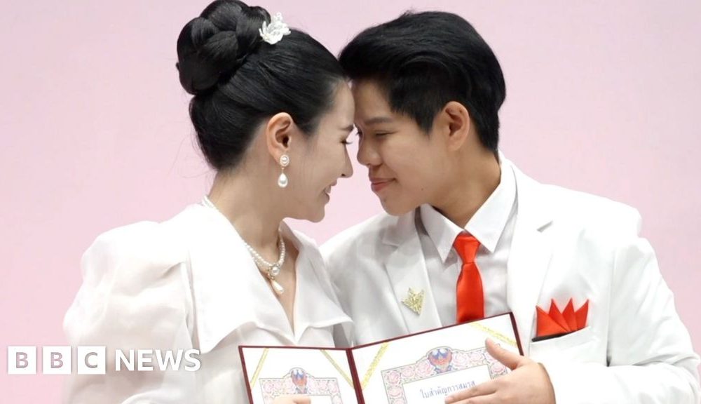 Couples say 'I do' as Thailand legalises same-sex marriage