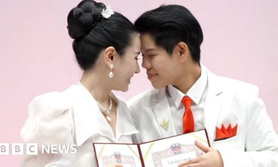 Couples say 'I do' as Thailand legalises same-sex marriage