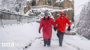 Snowy Sunday in parts of the UK