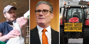 ‘No liquid assets!’ Farmer DISMANTLES Starmer tax argument in under 10 seconds as supermarket meltdown looms