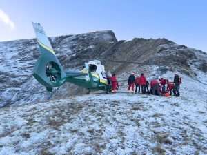 Man dies after falling 70m from Lake District ridge