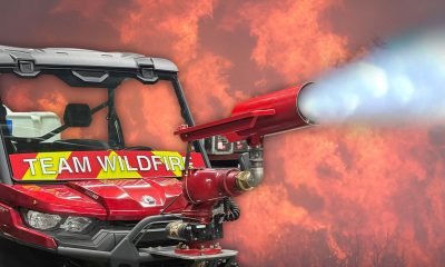 Epic Jet Engine-Mounted Truck Built to Fight L.A. Wildfires, Push Back Winds