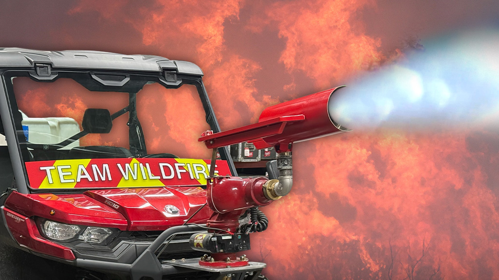 Epic Jet Engine-Mounted Truck Built to Fight L.A. Wildfires, Push Back Winds