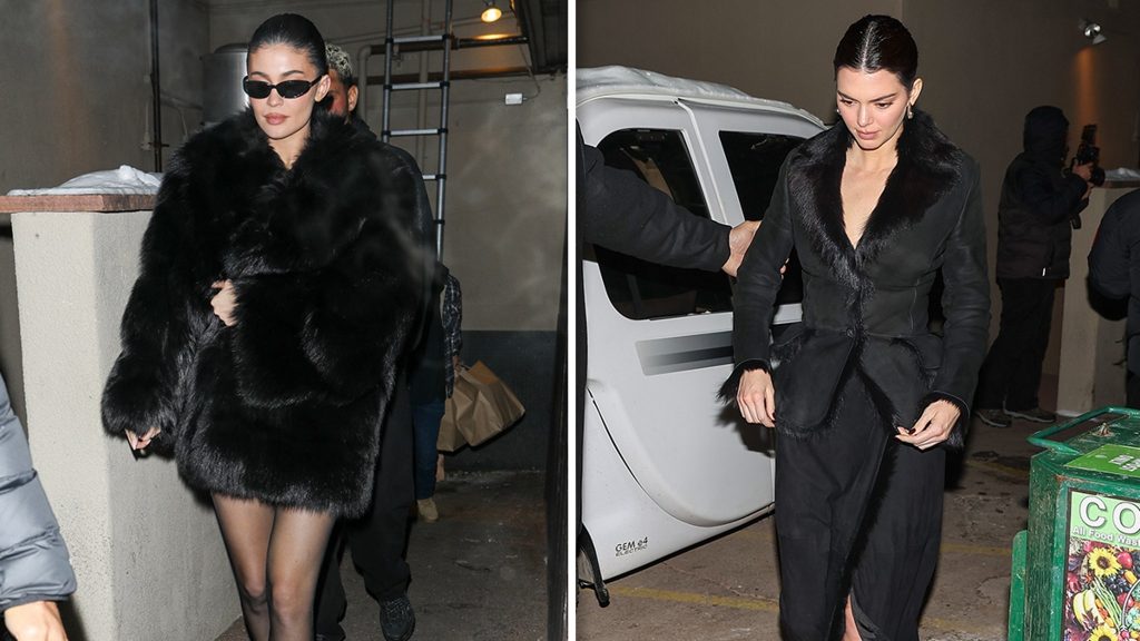 Kendall & Kylie Jenner Have Girls Night Out in Aspen