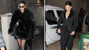 Kendall & Kylie Jenner Have Girls Night Out in Aspen