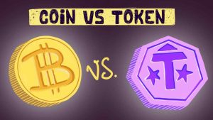 What is the difference between a token and a coin?