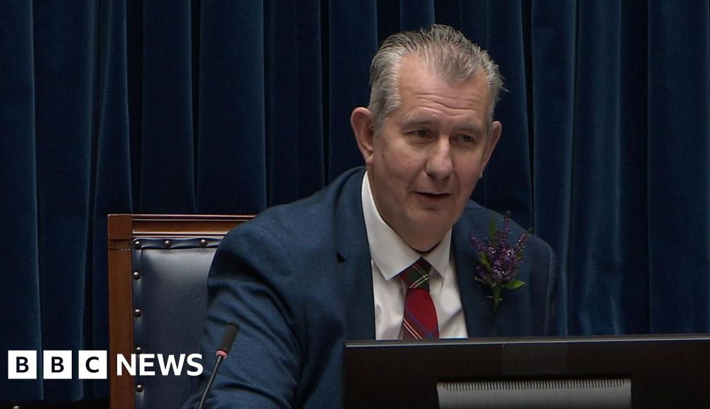 'Dress smartly', Speaker Edwin Poots tells MLAs