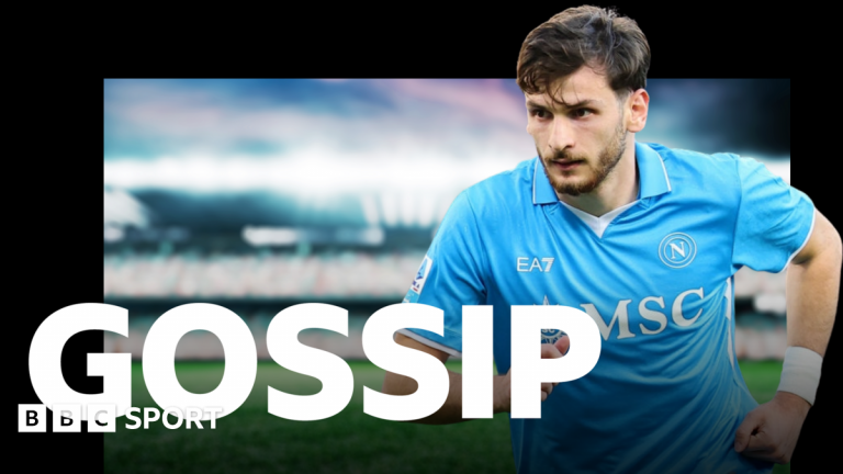 Football gossip: Kvaratskhelia, Rashford, Reis, Luiz, Ramsdale, Elliott, Mitchell