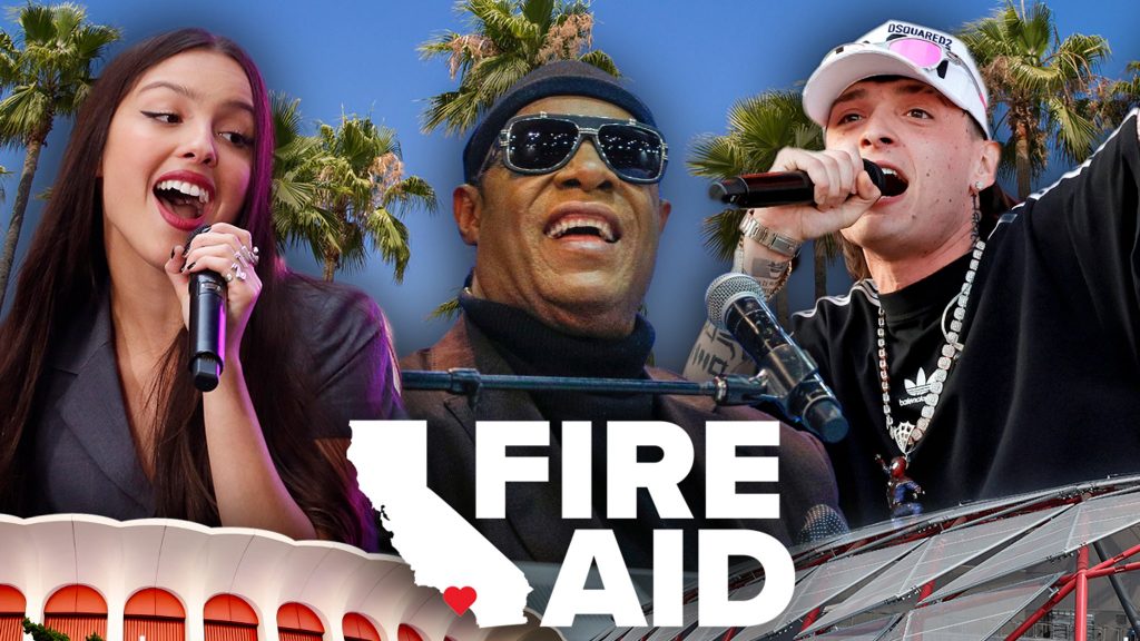 Olivia Rodrigo, Stevie Wonder and Peso Pluma Join L.A. FireAid Lineup