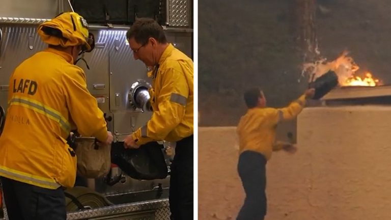 Firefighters Are NOT Using ‘Handbags’ to Battle L.A. Wildfires, Seen on Video