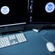 The logos of the U.S. Department of Homeland Security are seen on computer terminals in a training room of the Cyber Crimes Center of the U.S. Immigration and Customs Enforcement October 13, 2009 in Fairfax, Virginia.