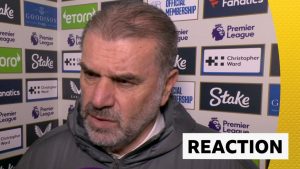 Everton 3-2 Tottenham Hotspur: Players struggled with changes I made – Ange Postecoglou