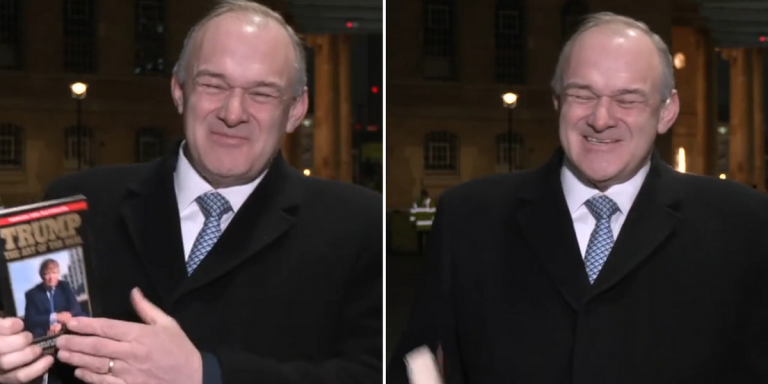 Ed Davey bursts out laughing at Nigel Farage idea as he admits ‘worry’ about Donald Trump