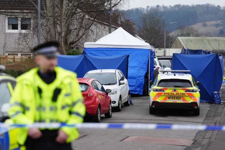 Man, 21, dies after fireworks aimed at people in ‘disturbance’ in Scottish street as police arrest teen