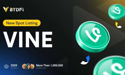 VINE Token Hits $400 Million Market Cap, Now Available for Trading on BYDFi