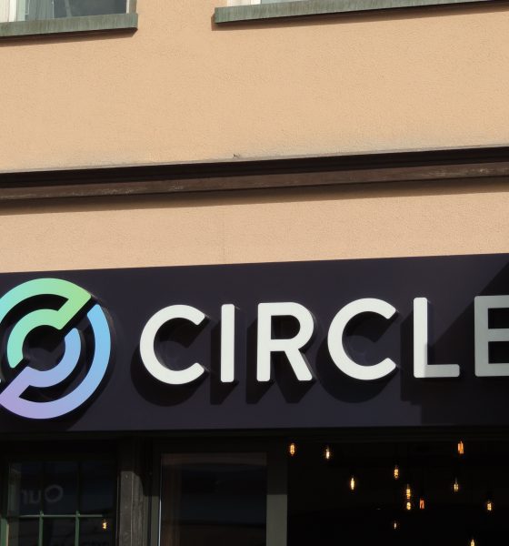 Circle set up its own "house" on the Promenade. (Nikhilesh De/CoinDesk)