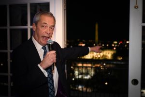 Farage proclaimed ‘Britain’s future PM’ at champagne fuelled Trump celebration party