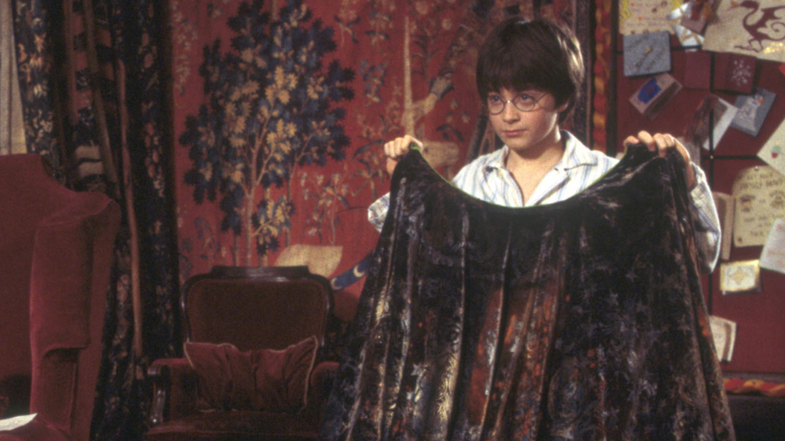 Who Gave Harry Potter The Invisibility Cloak In The Sorcerer's Stone?