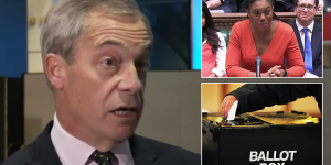 Nigel Farage accuses Tories of running scared as they press on with ‘act of cowardice’: ‘I’m very angry!’