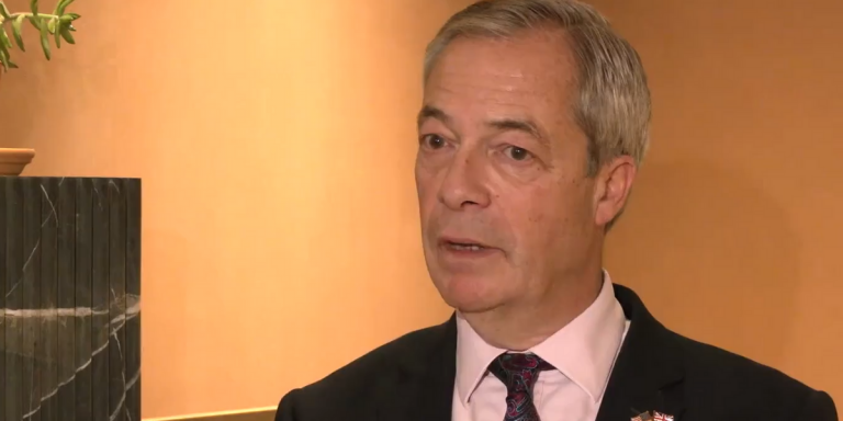 Watch as Nigel Farage praises Trump for ‘first great victory’ with Israeli hostage release