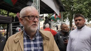 Jeremy Corbyn interviewed by police after pro-Palestine rally, Sky News understands | UK News