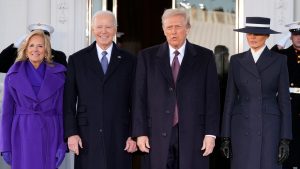 Trump arrives at White House for tea with Joe Biden ahead of historic inauguration | US News