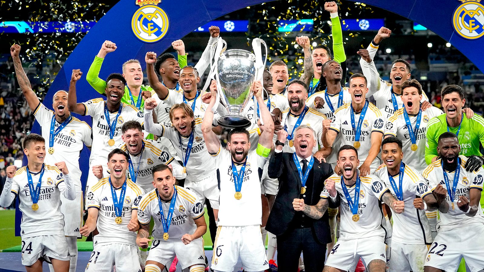 Real Madrid become first club to earn one billion euros after new sponsor and winning Champions League | World News