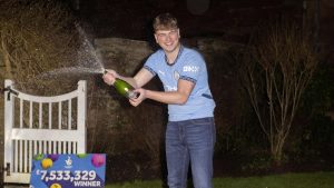 Trainee gas engineer, 20, wins £7.5m in lottery – but won’t quit work | UK News