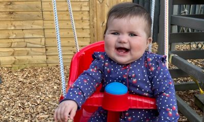 Mabli Hall, eight months old, died after a crash outside Withybush Hospital in Haverfordwest, Pembrokeshire. Pic: Family photo