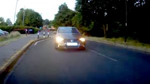 Man jailed after ramming stolen car into police motorcyclist in collision caught on camera | UK News