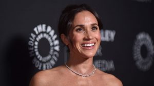 Meghan Markle arrives at the Paley Honors Fall Gala on Wednesday, Dec. 4, 2024, at the Beverly Wilshire Hotel in Beverly Hills, Calif. (Photo by Richard Shotwell/Invision/AP)