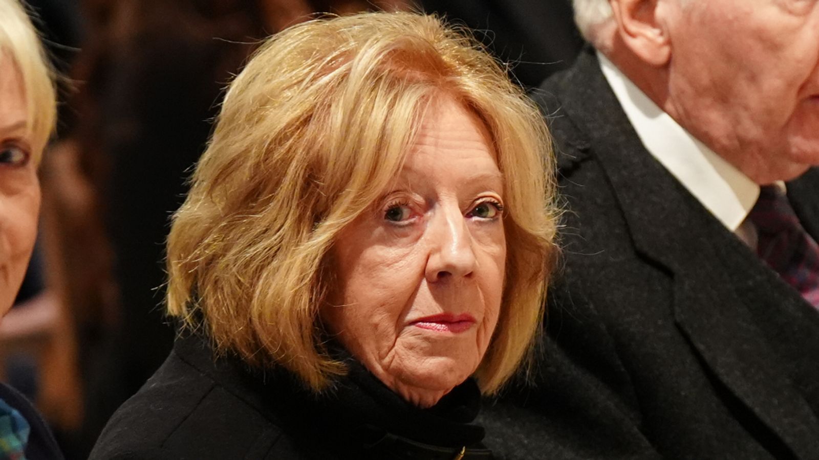 Alex Salmond's widow Moira Salmond (centre) and family members at the public memorial service for the former first minister of Scotland, who died aged 69 last month, at St Giles Cathedral in Edinburgh. Picture date: Saturday November 30, 2024.