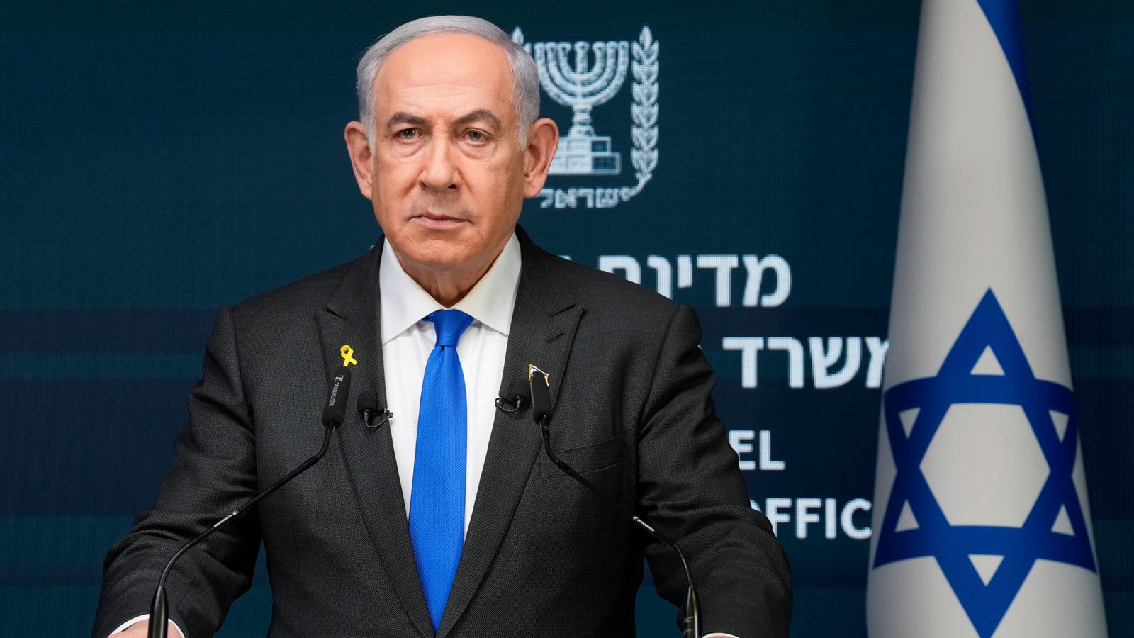 Israeli Prime Minister Benjamin Netanyahu. Pic: AP